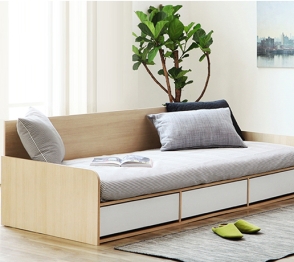 Sofa gỗ MDF hiện đại có hộc tủ