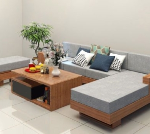 Sofa gỗ công nghiệp mẫu mới