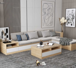 Sofa gỗ công nghiệp thiết kế sang trọng