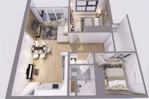 Thi Công Nội Thất Chung Cư 2 Phòng Ngủ Chuyên Nghiệp | Giải Pháp Tối Ưu Cho Không Gian Sống